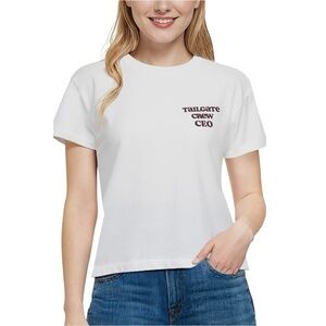 Wildfox Jamie Tailgating Crew CEO Short Sleeve Graphic Tee